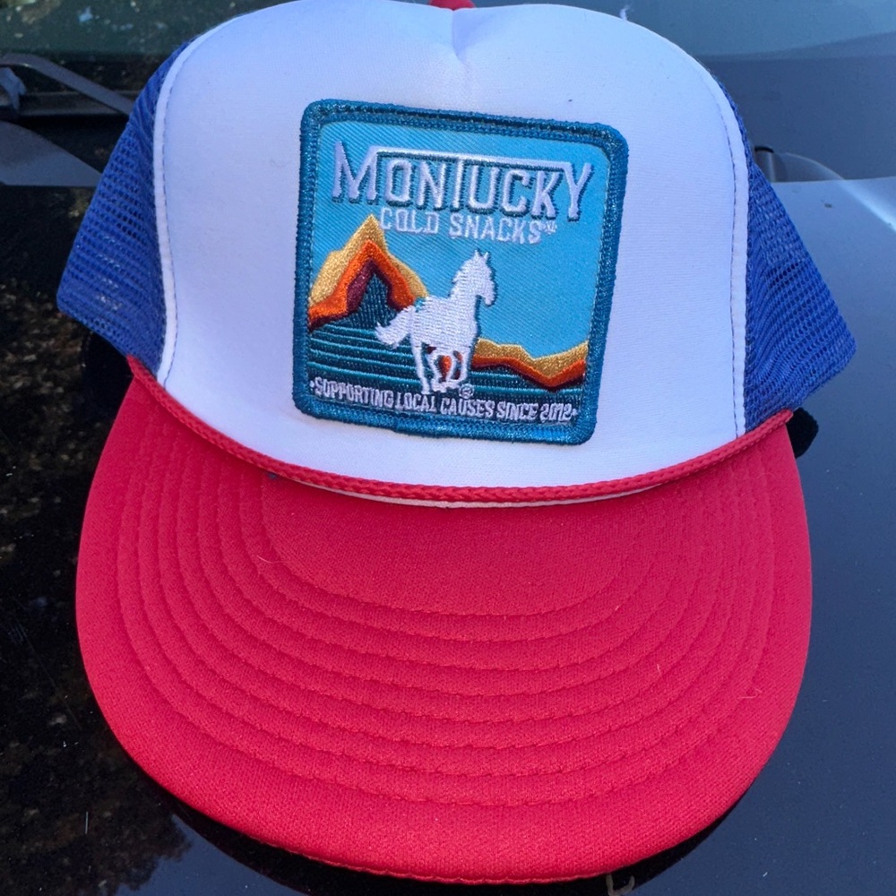 Unisex men or women’s Montucky Cold Snacks trucker hat BRAND NEW!